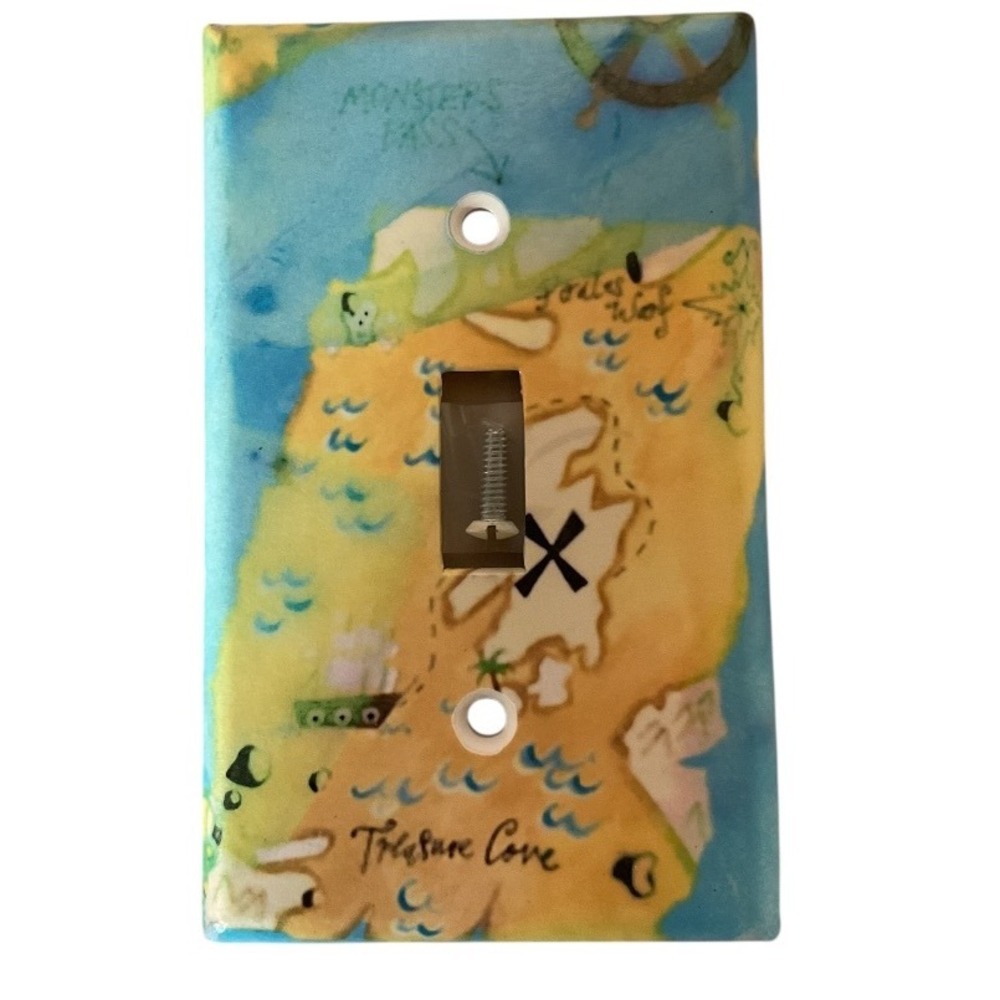 Leviton Make the Switch Treasure Cove Theme Wall‎ Single Toggle Light Switch OS